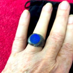 Men’s! Emanuel Bicocchi Lapis Lazuli Signet Ring